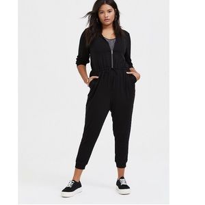 Torrid Hooded Terry Jumpsuit - 4X